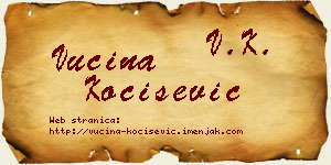 Vucina Kočišević vizit kartica